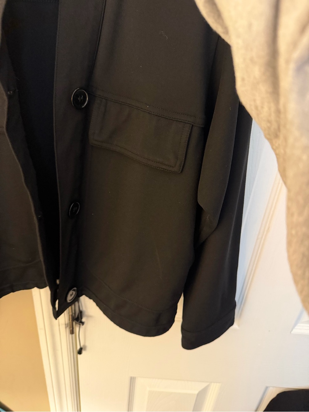 Max Studio Black styling drawstring jacket - Picture 3 of 4
